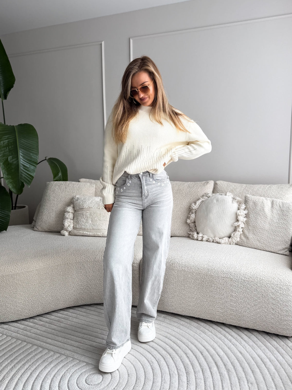 Elise Crystal Sweater Viscose