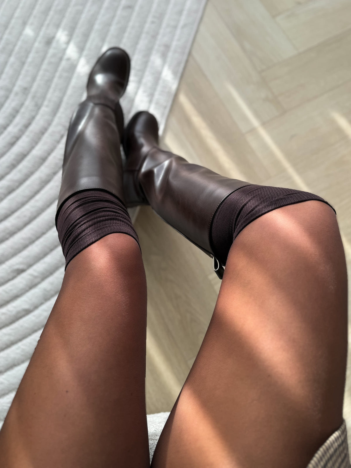 Overknee Classic Brown