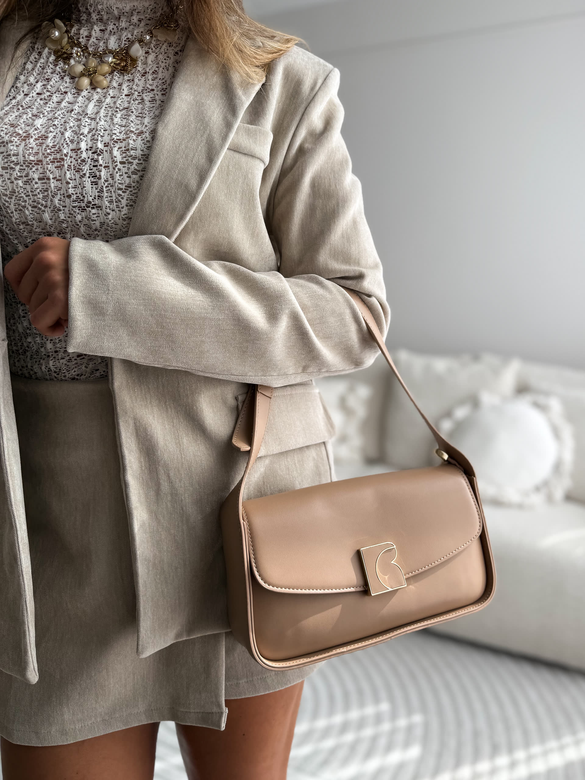 Bella City Bag - Beige