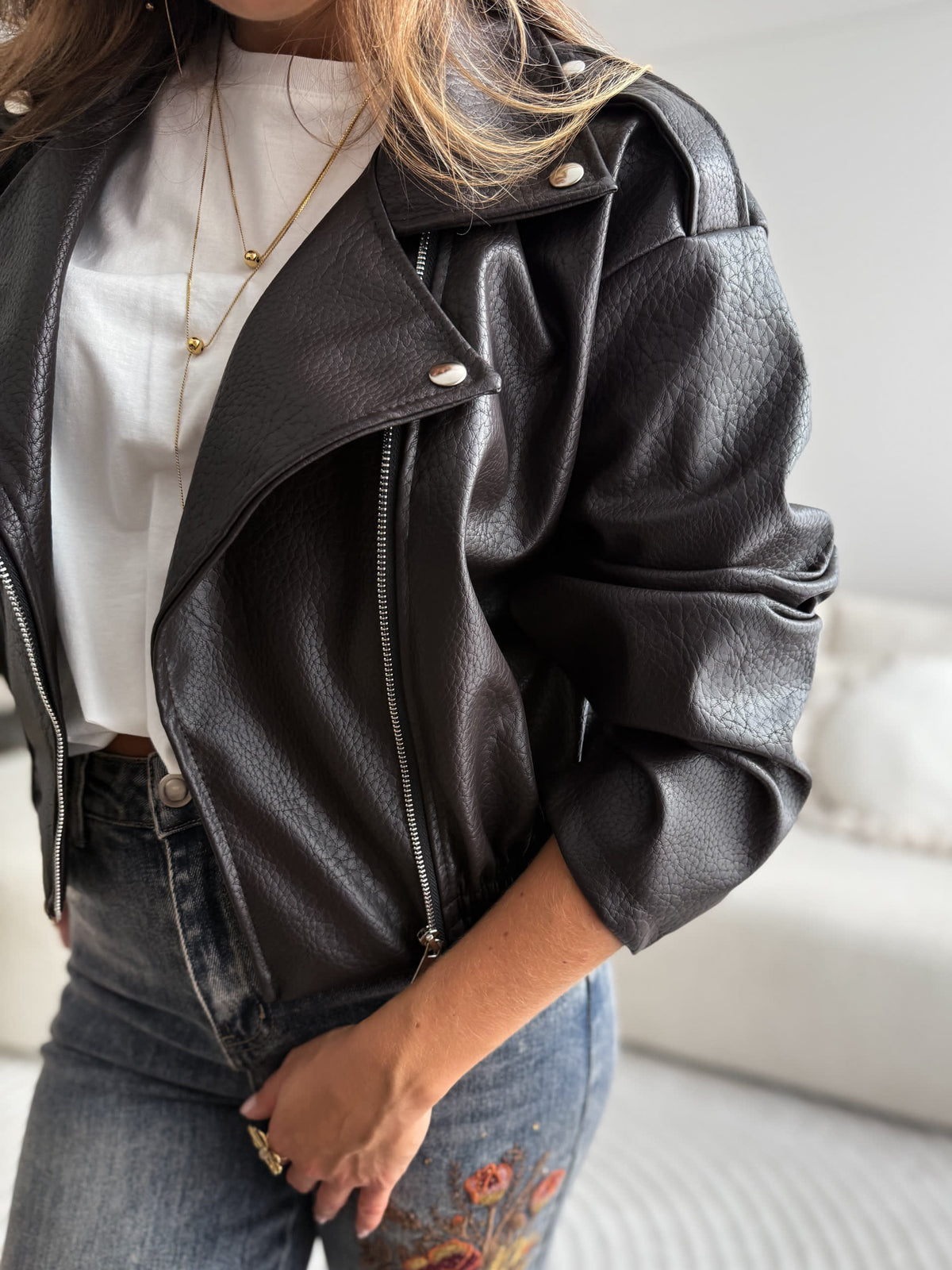 Cindy Jacket Dark Brown