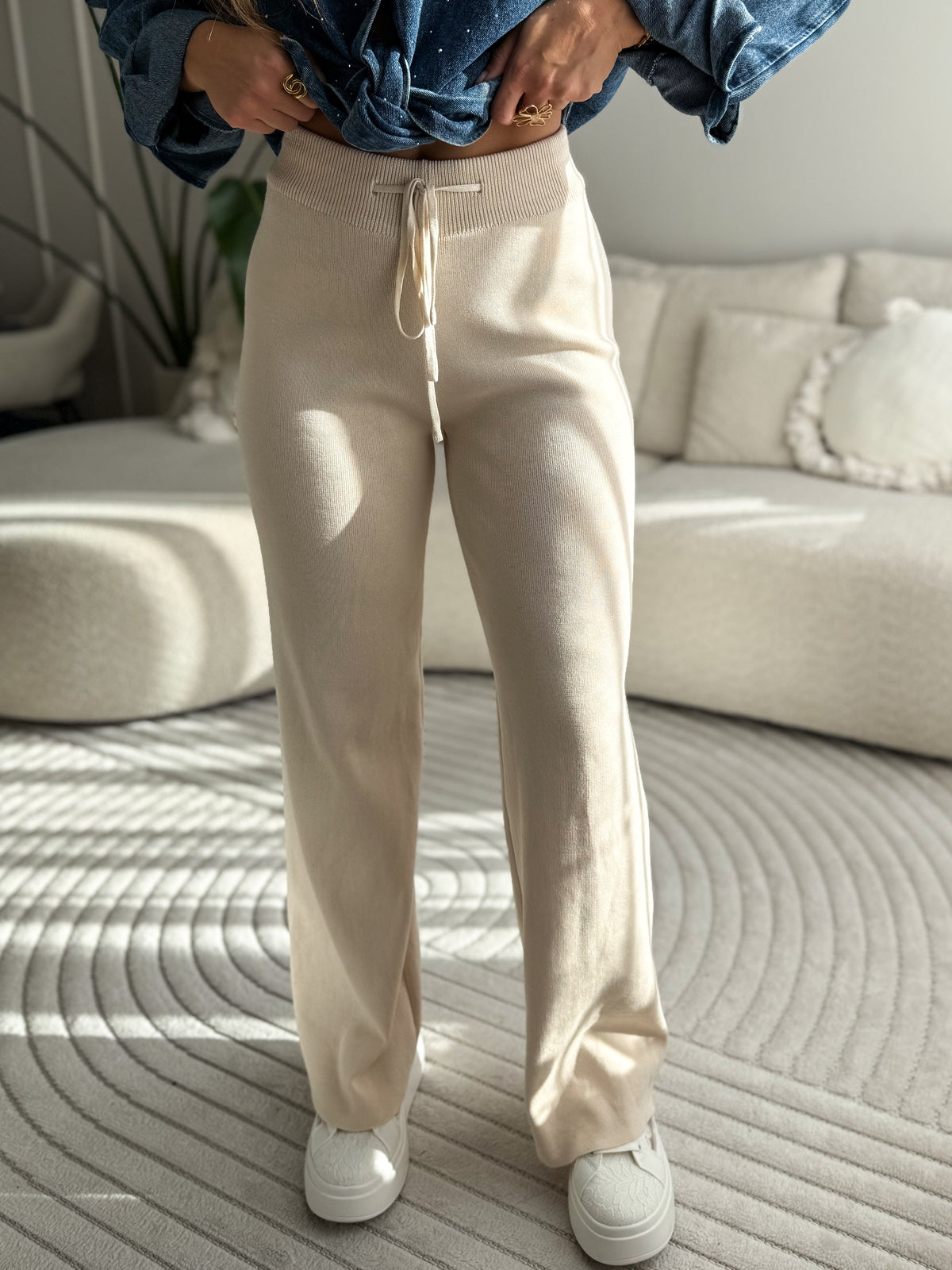 Milou Comfy Pants Beige