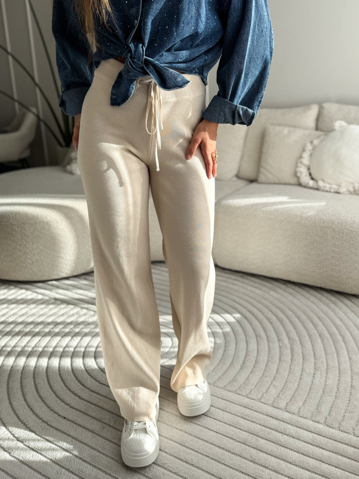 Milou Comfy Pants Beige