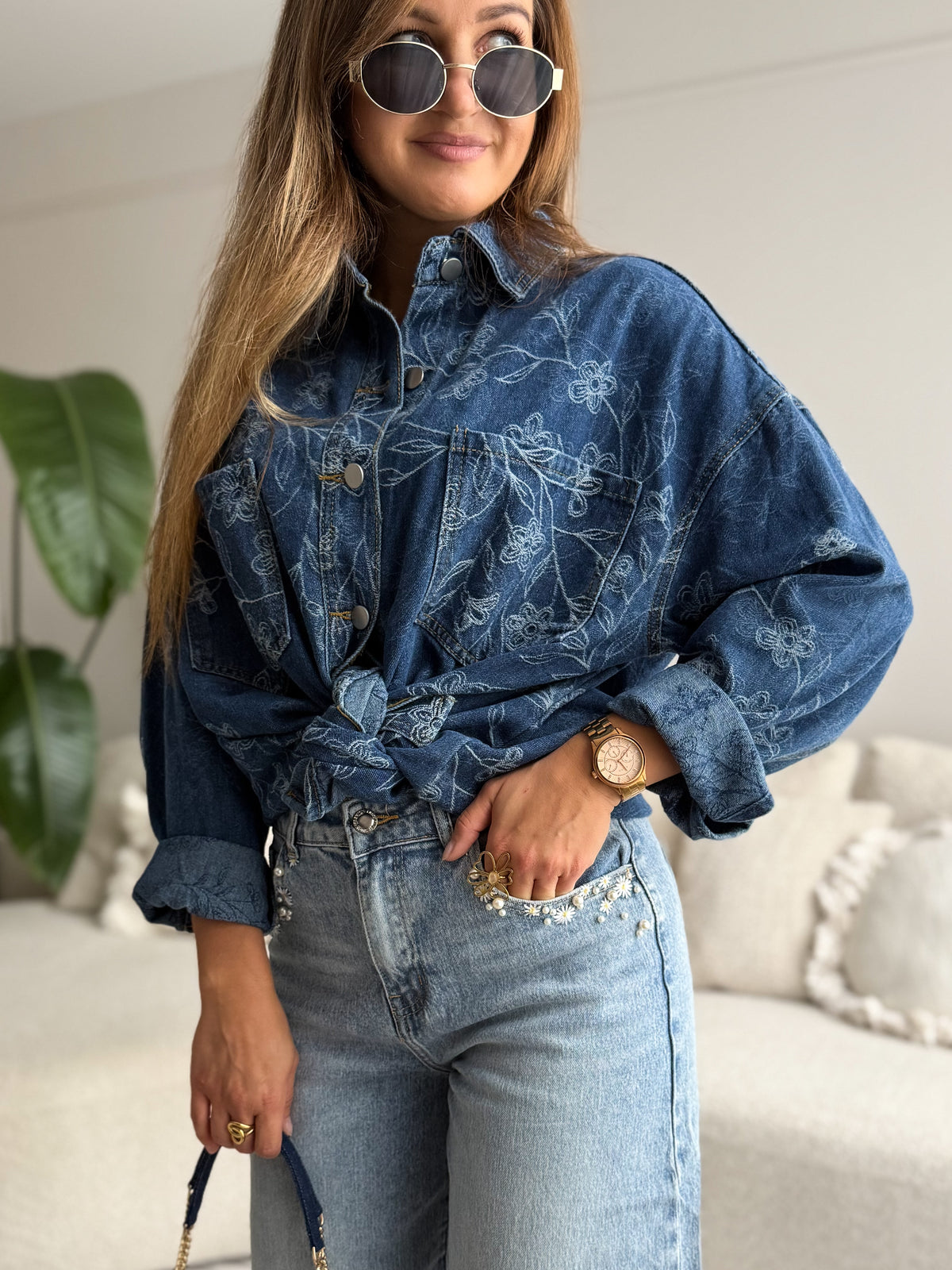 Sofia Denim Oversize Shirt