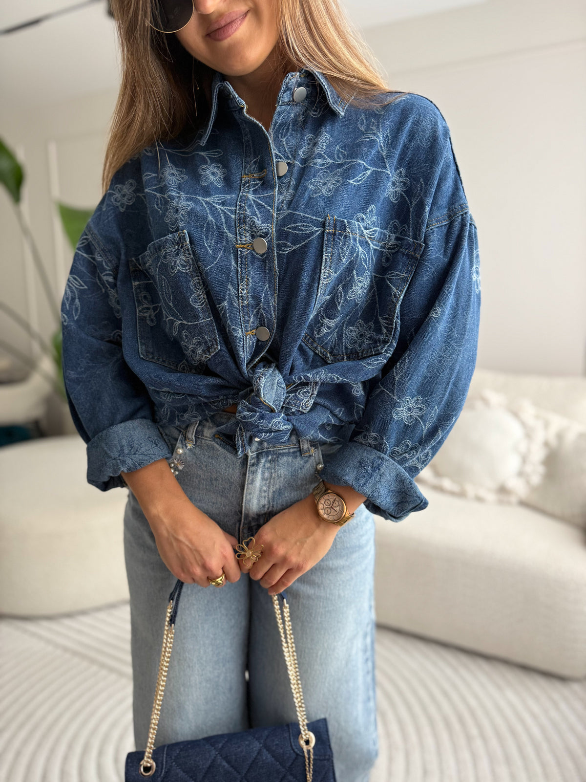 Sofia Denim Oversize Shirt