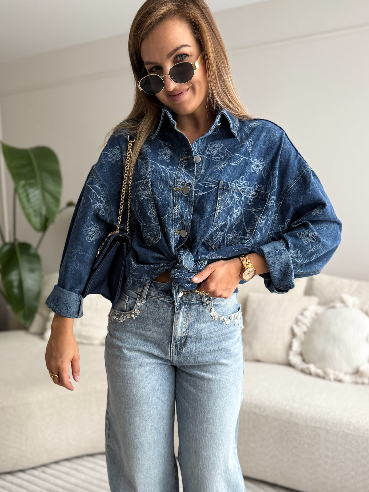 Sofia Denim Oversize Shirt