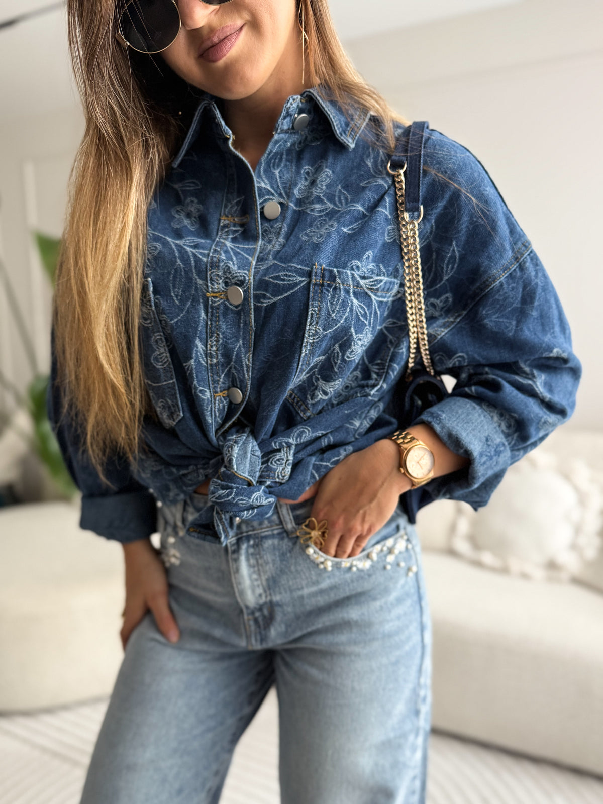 Sofia Denim Oversize Shirt