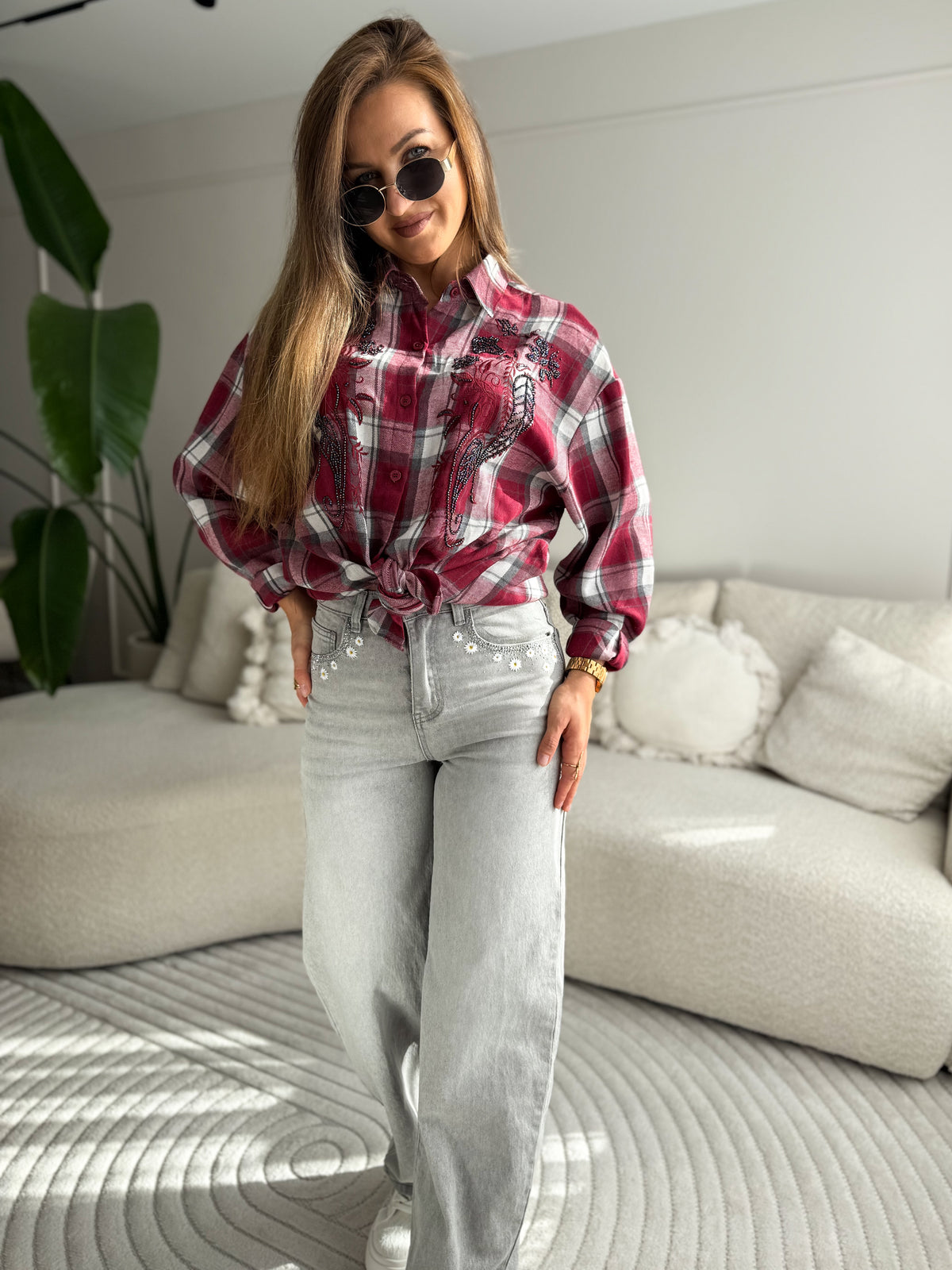 Olia Shirt Burgundy