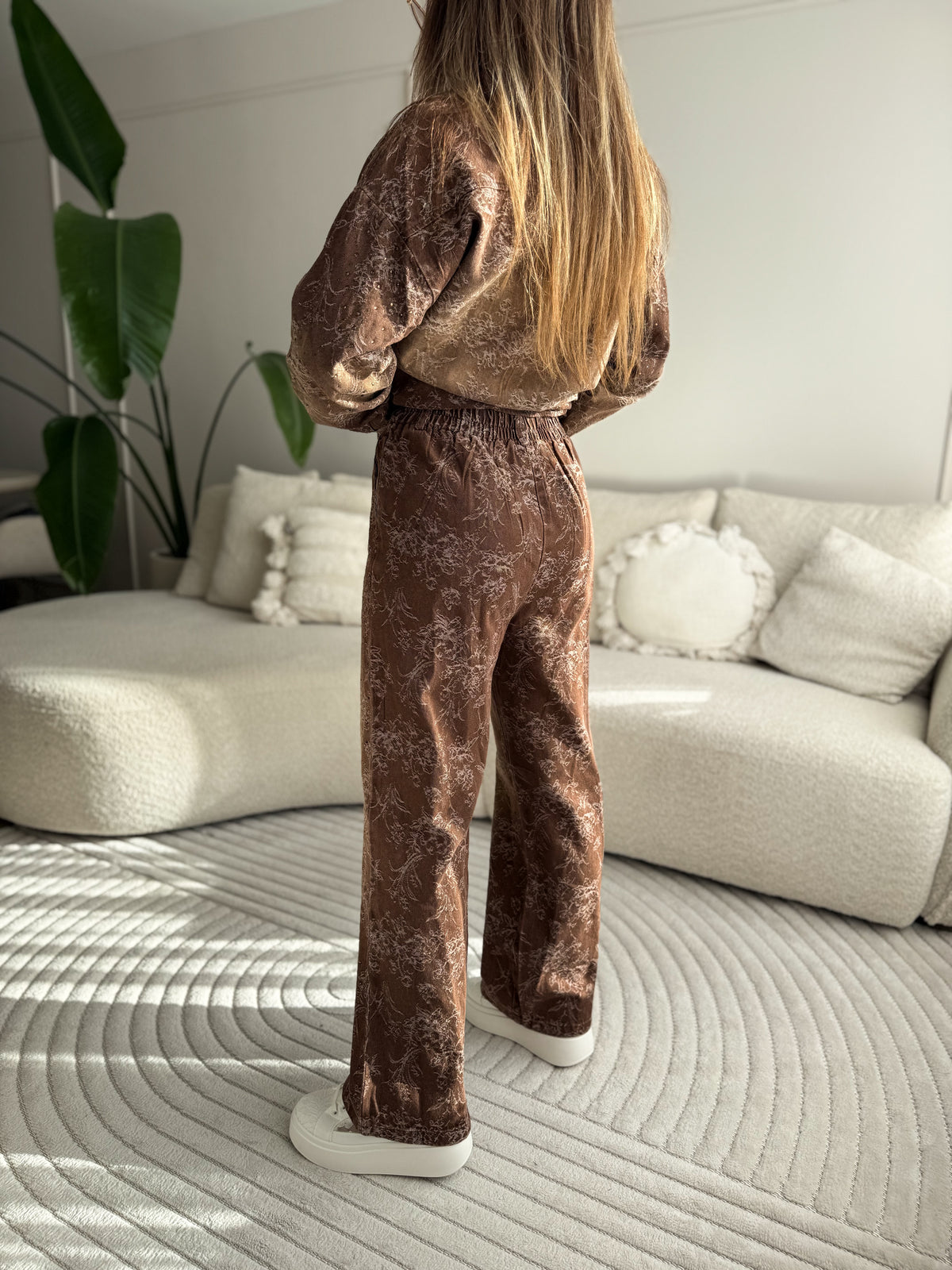 Zoe Set Brown Glitters