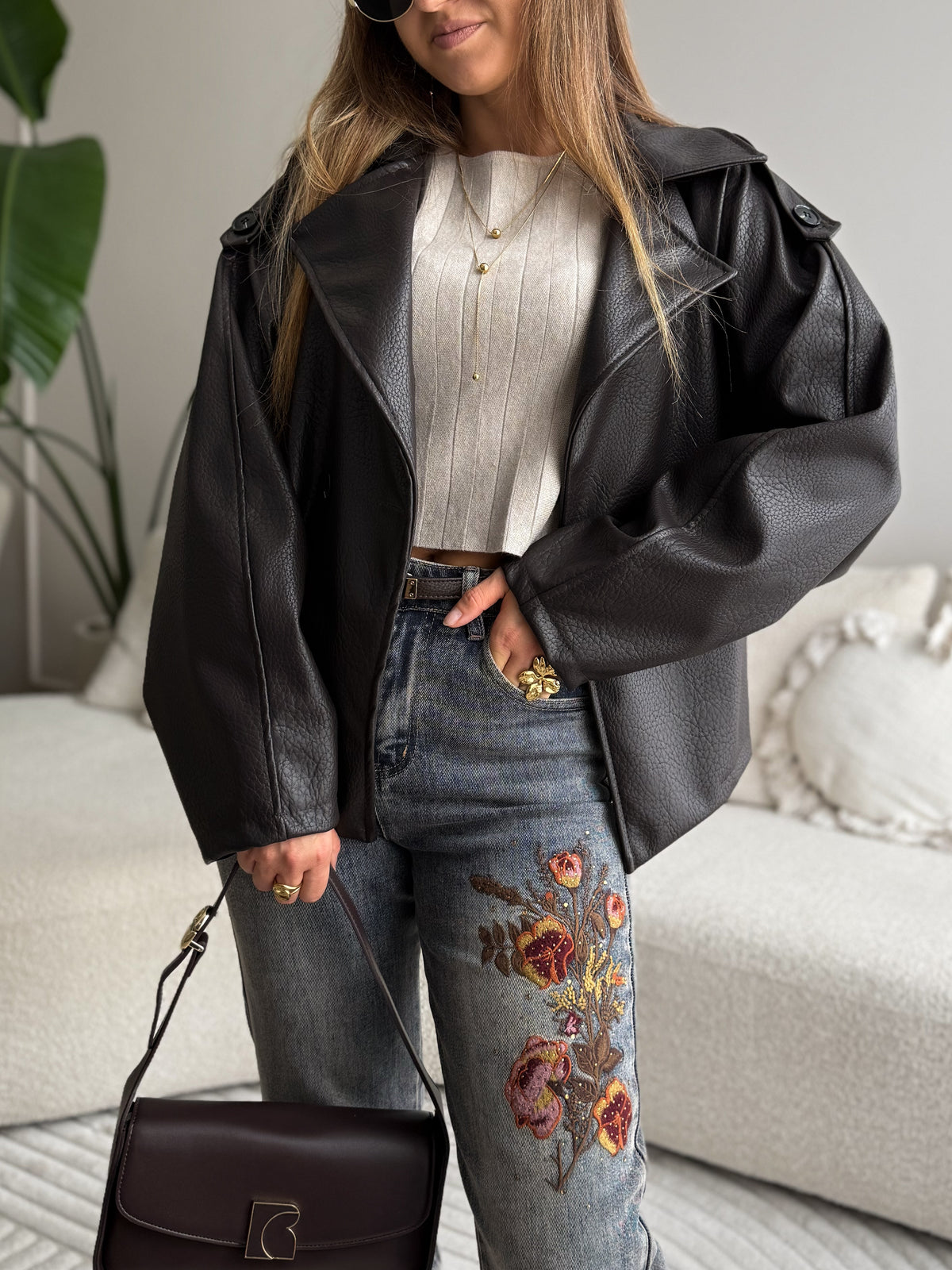 Sofia Jacket Dark Brown