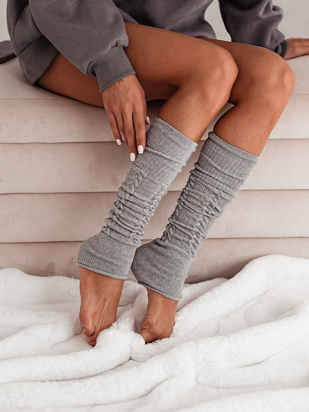 Beenwarmers Grey