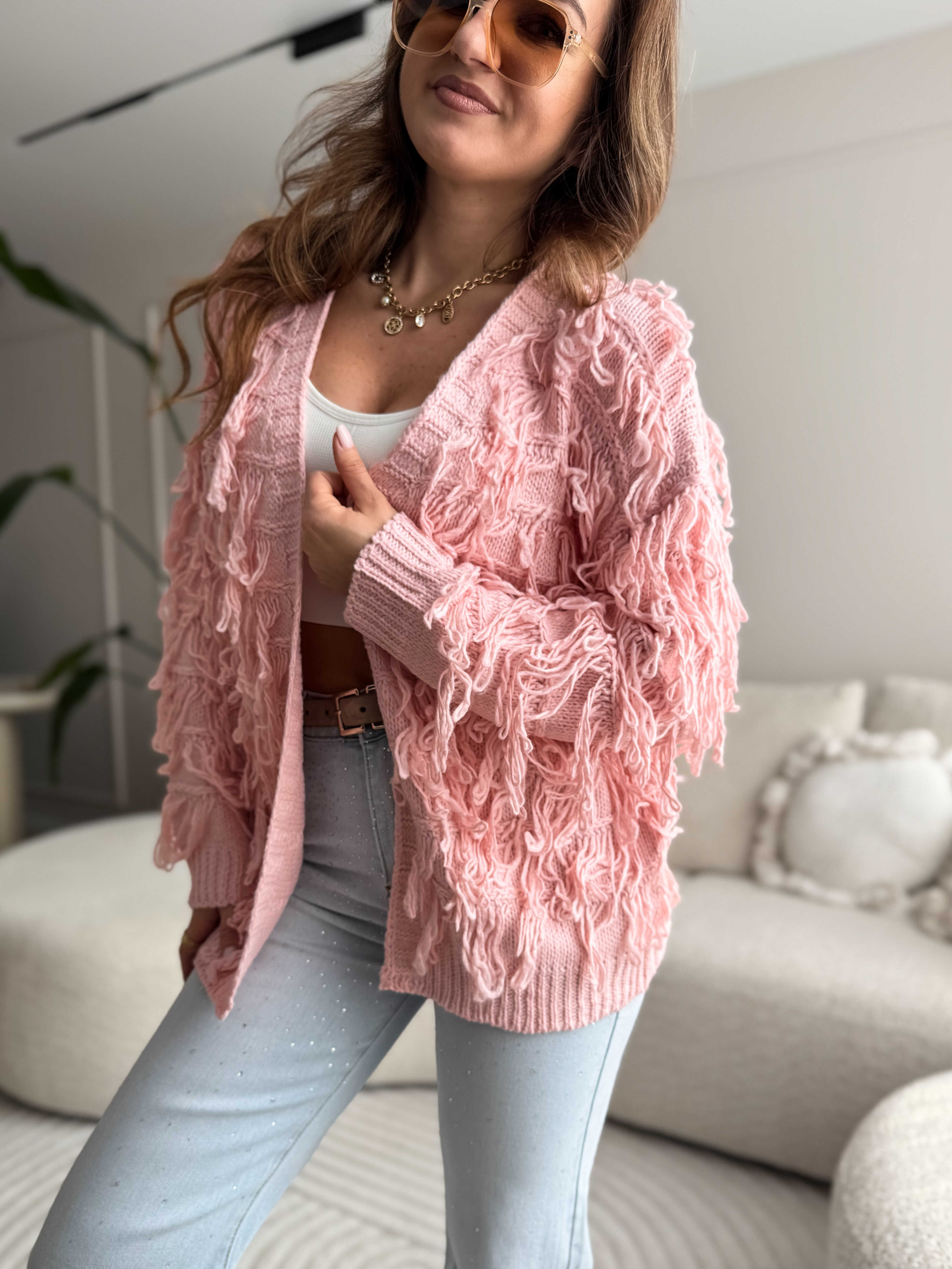 Milan cardigan pink