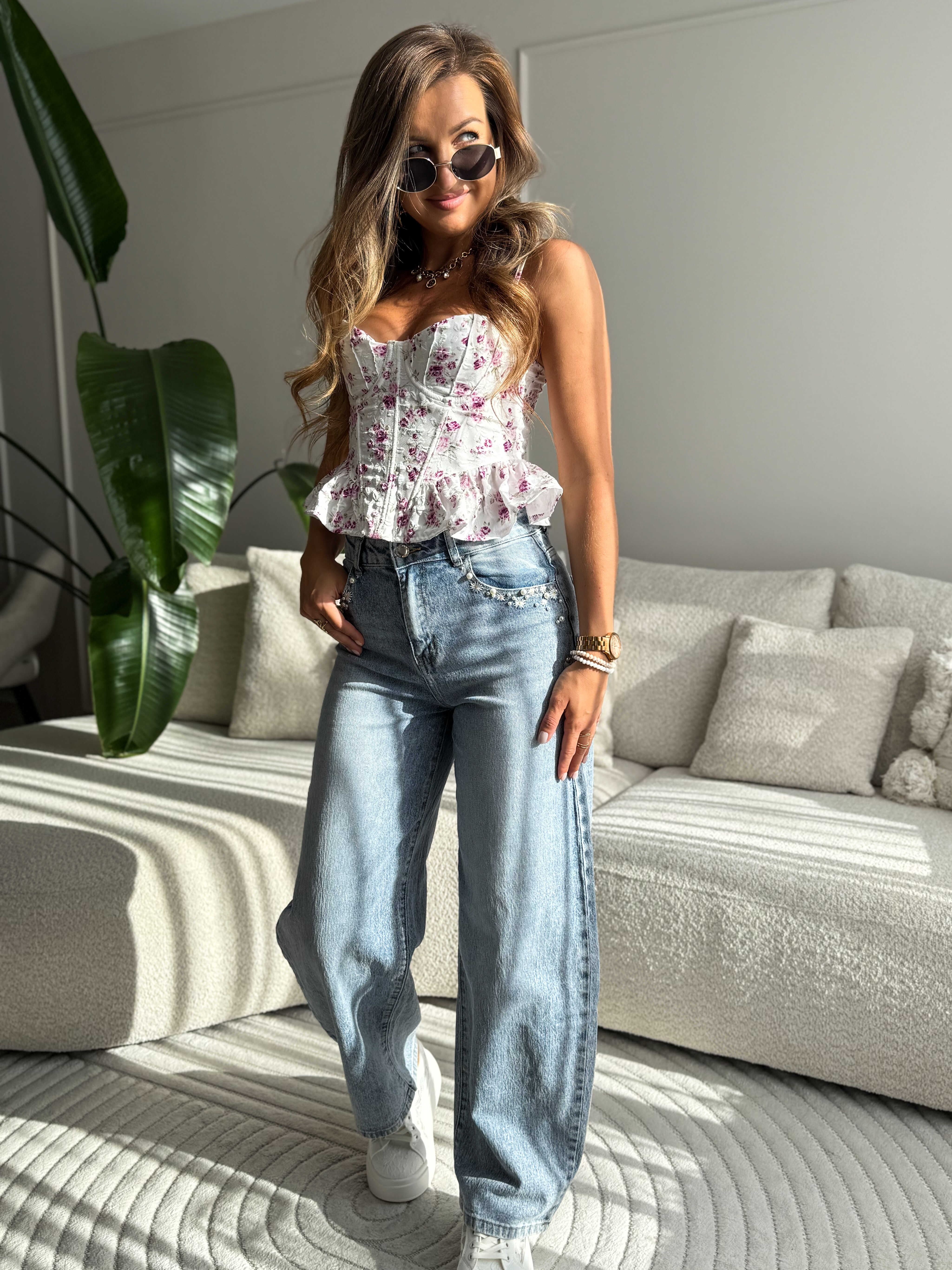 Flowy Corset Top