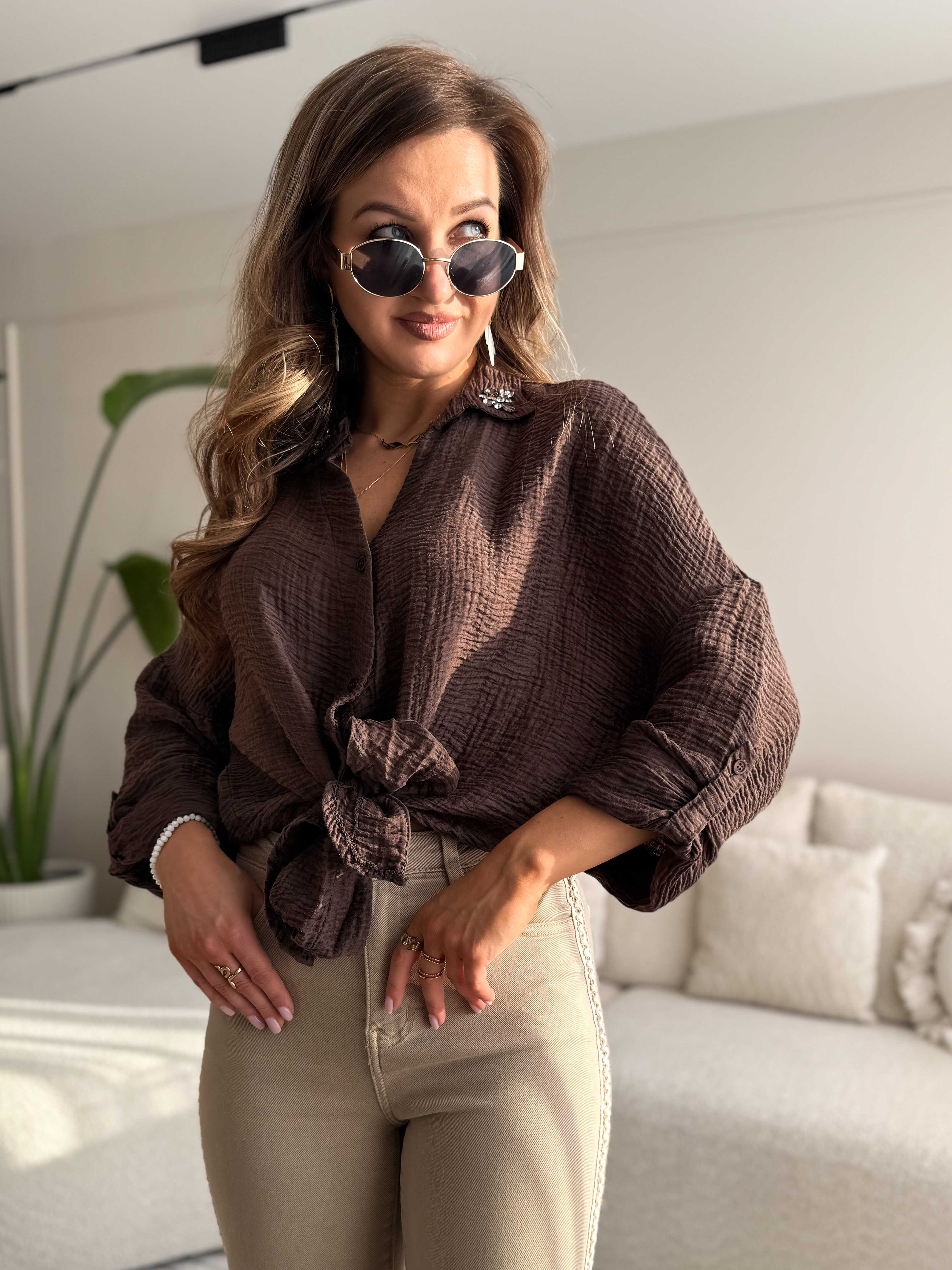Sarah Blouse Choco