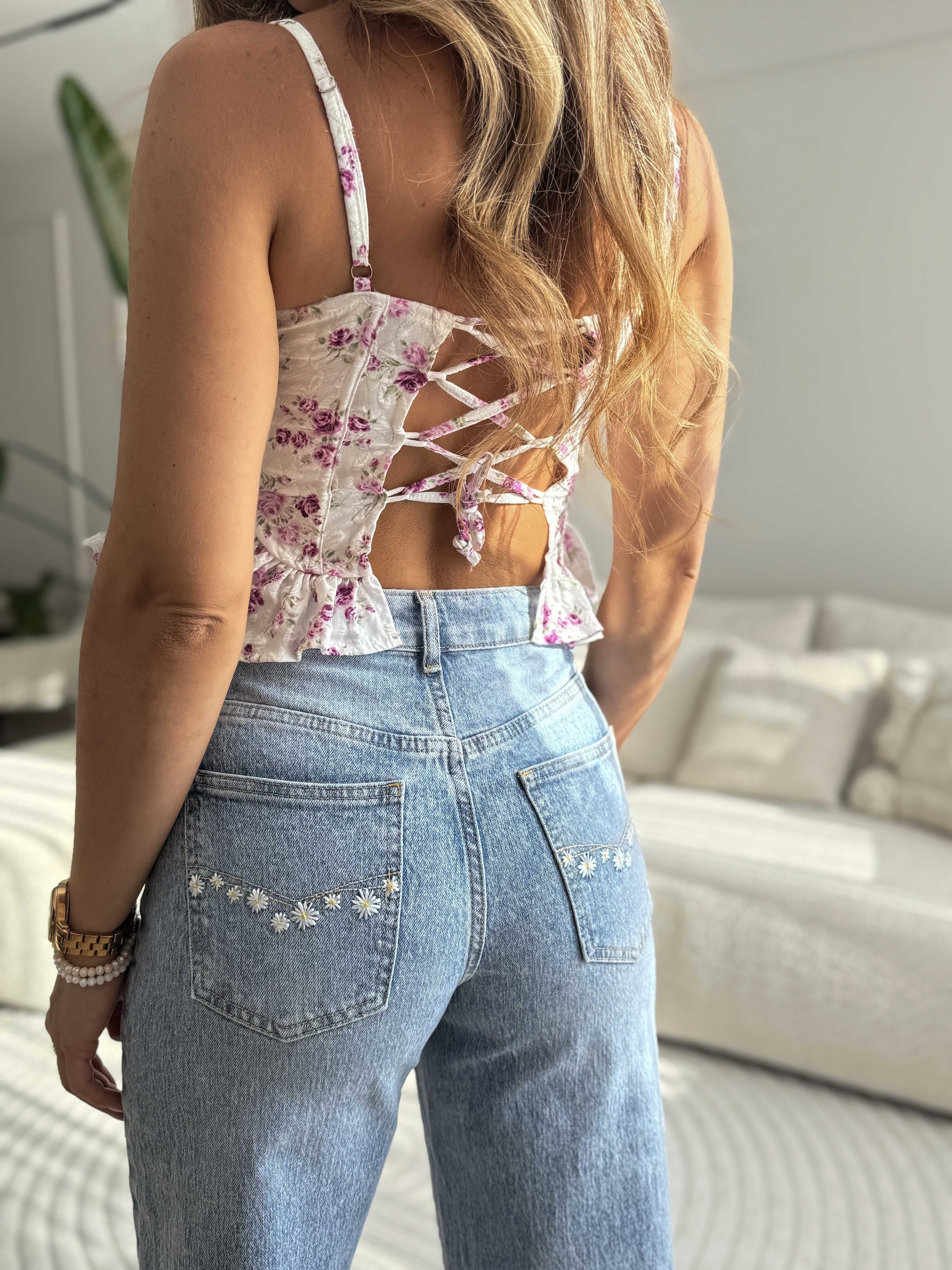 Flowy Corset Top