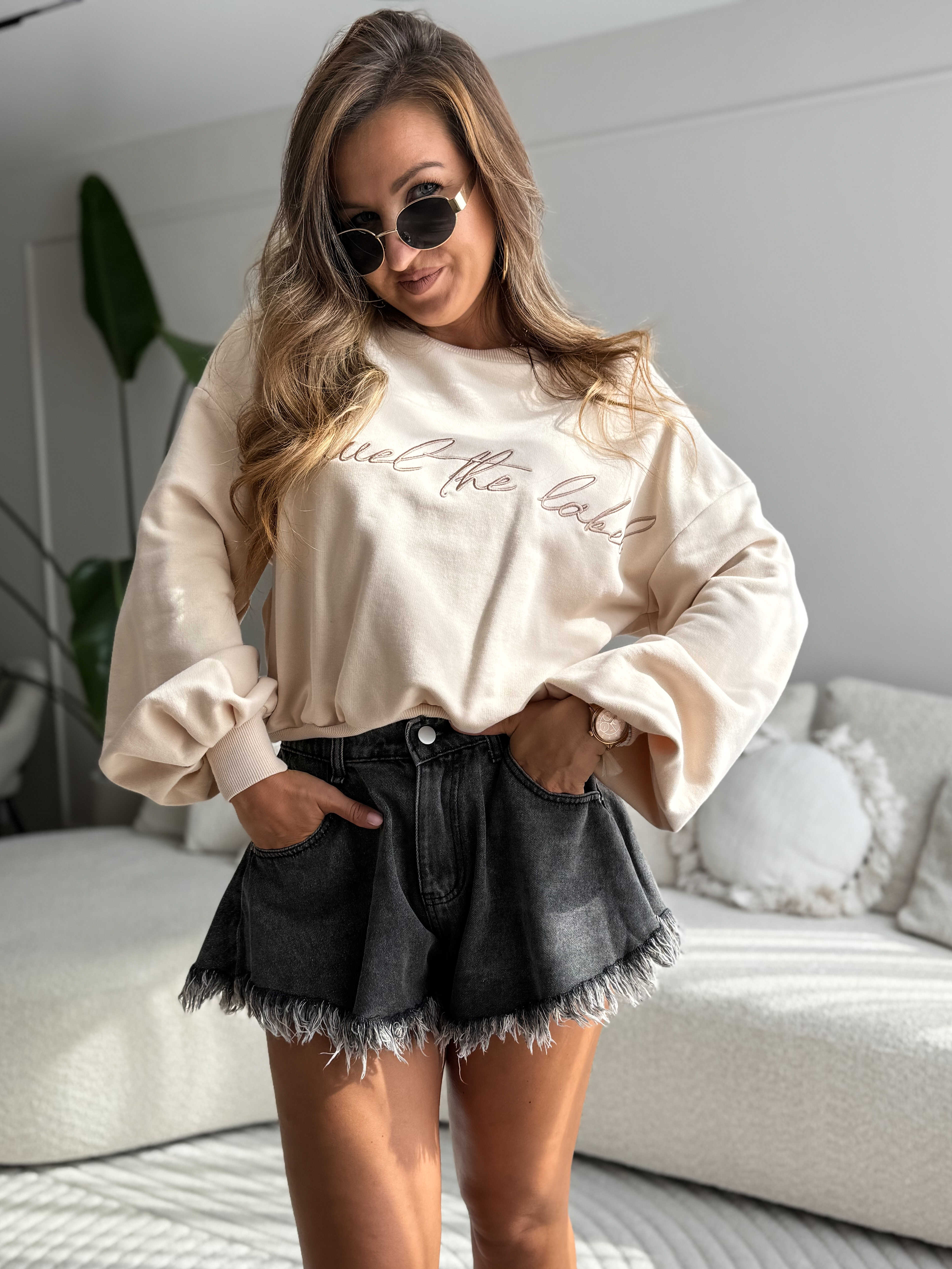 Lina Sweatshirt Beige
