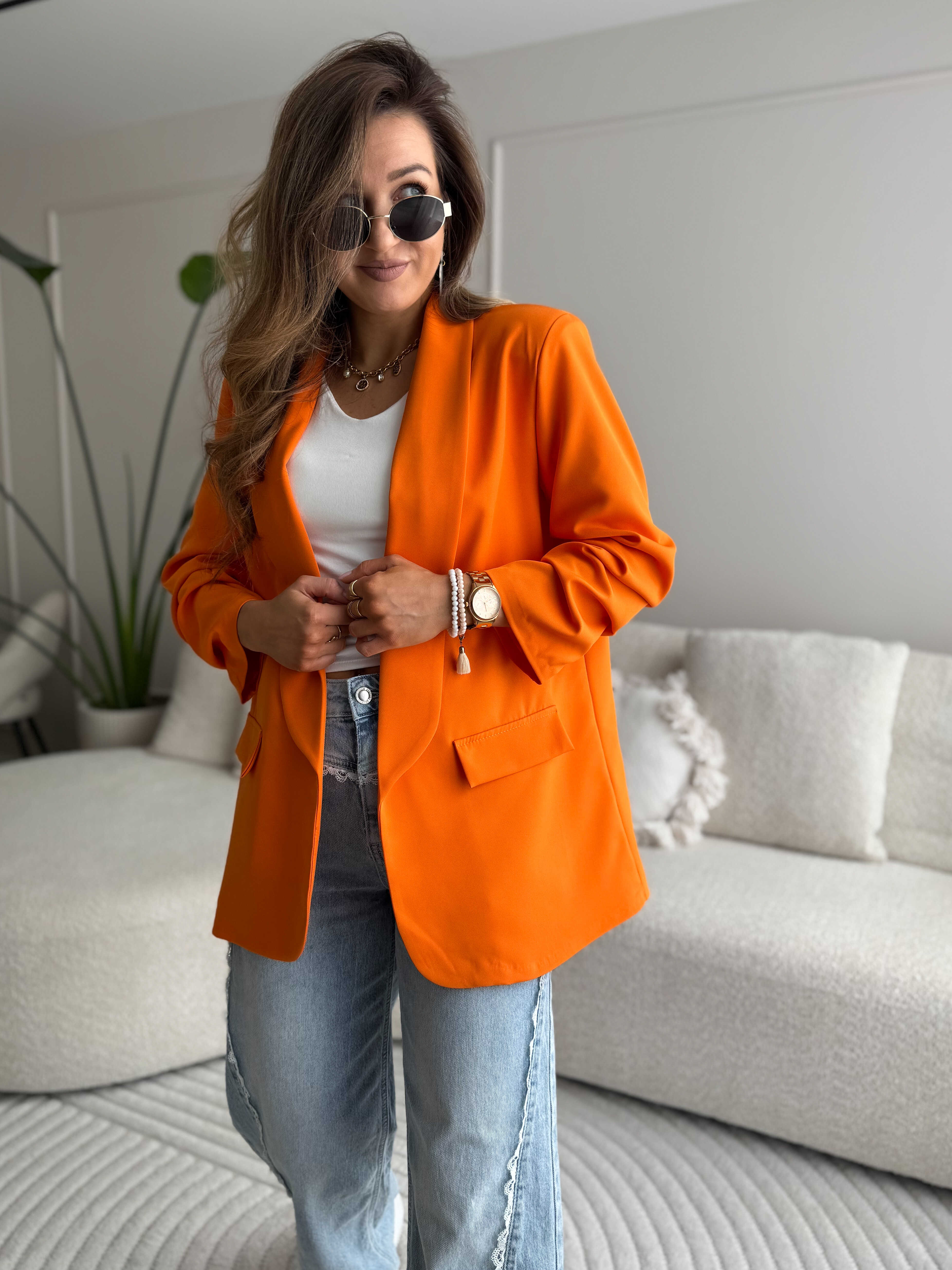 Willa Blazer Orange