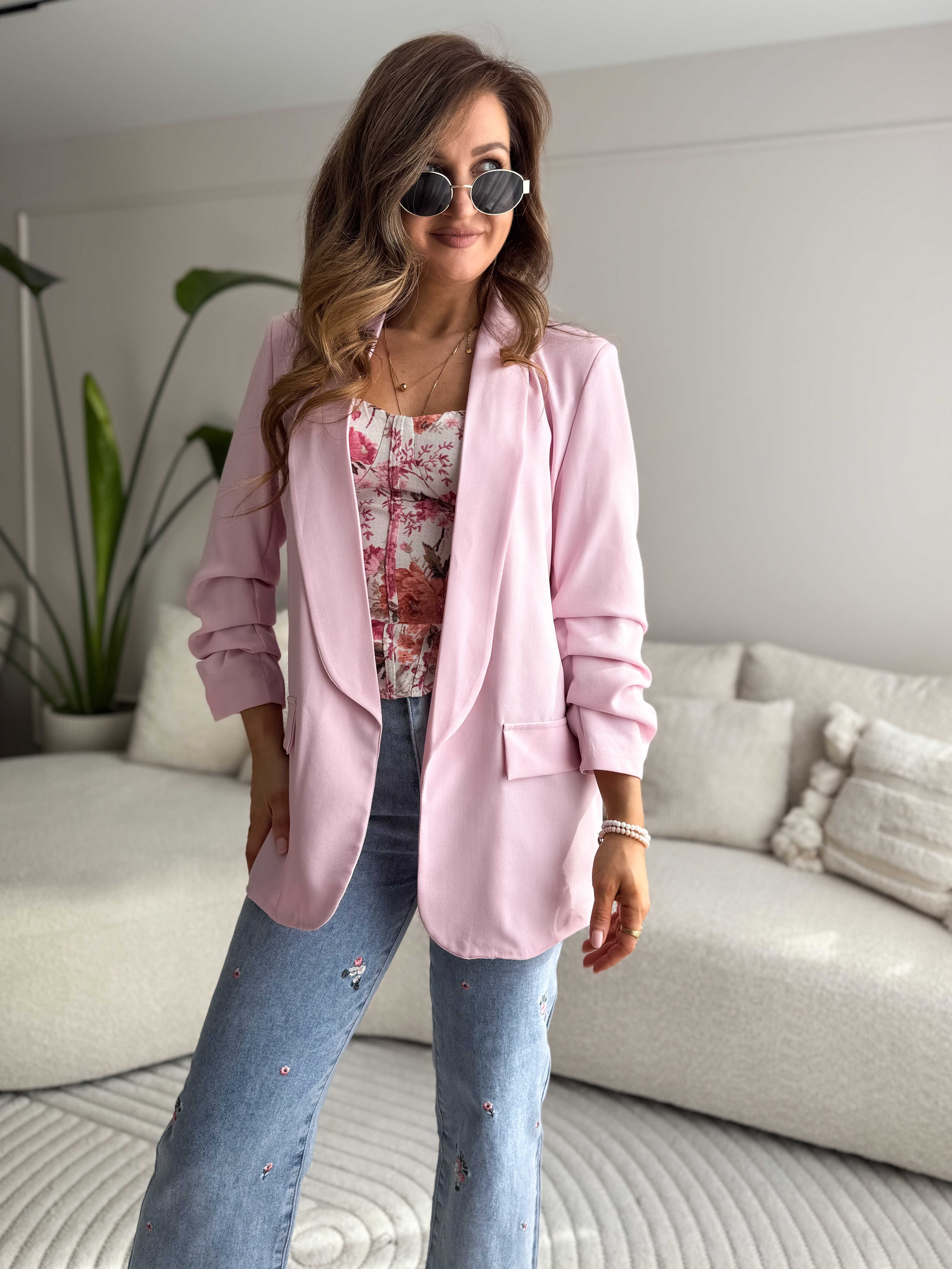 Willa Blazer Pink