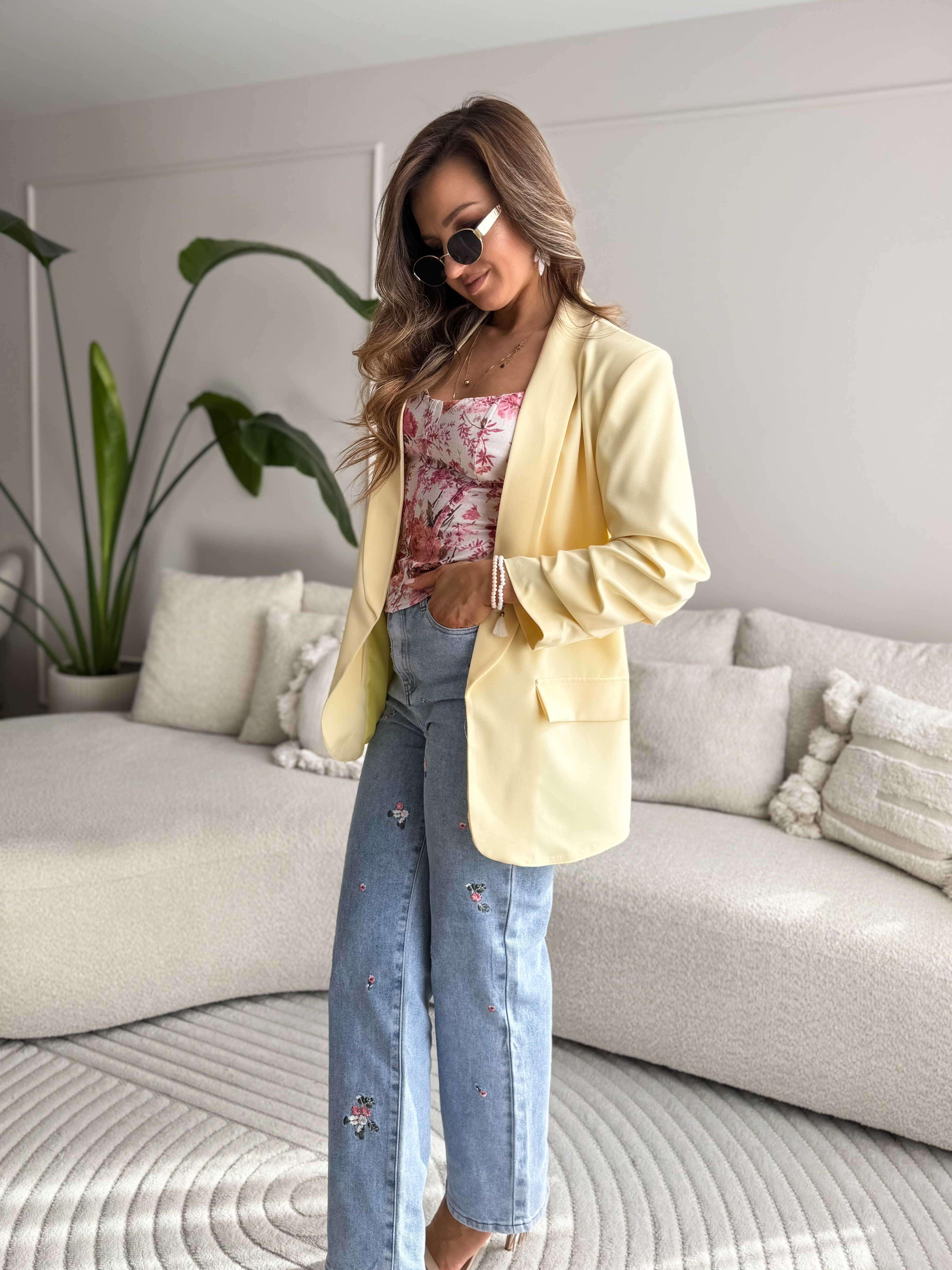 Willa Blazer Yellow