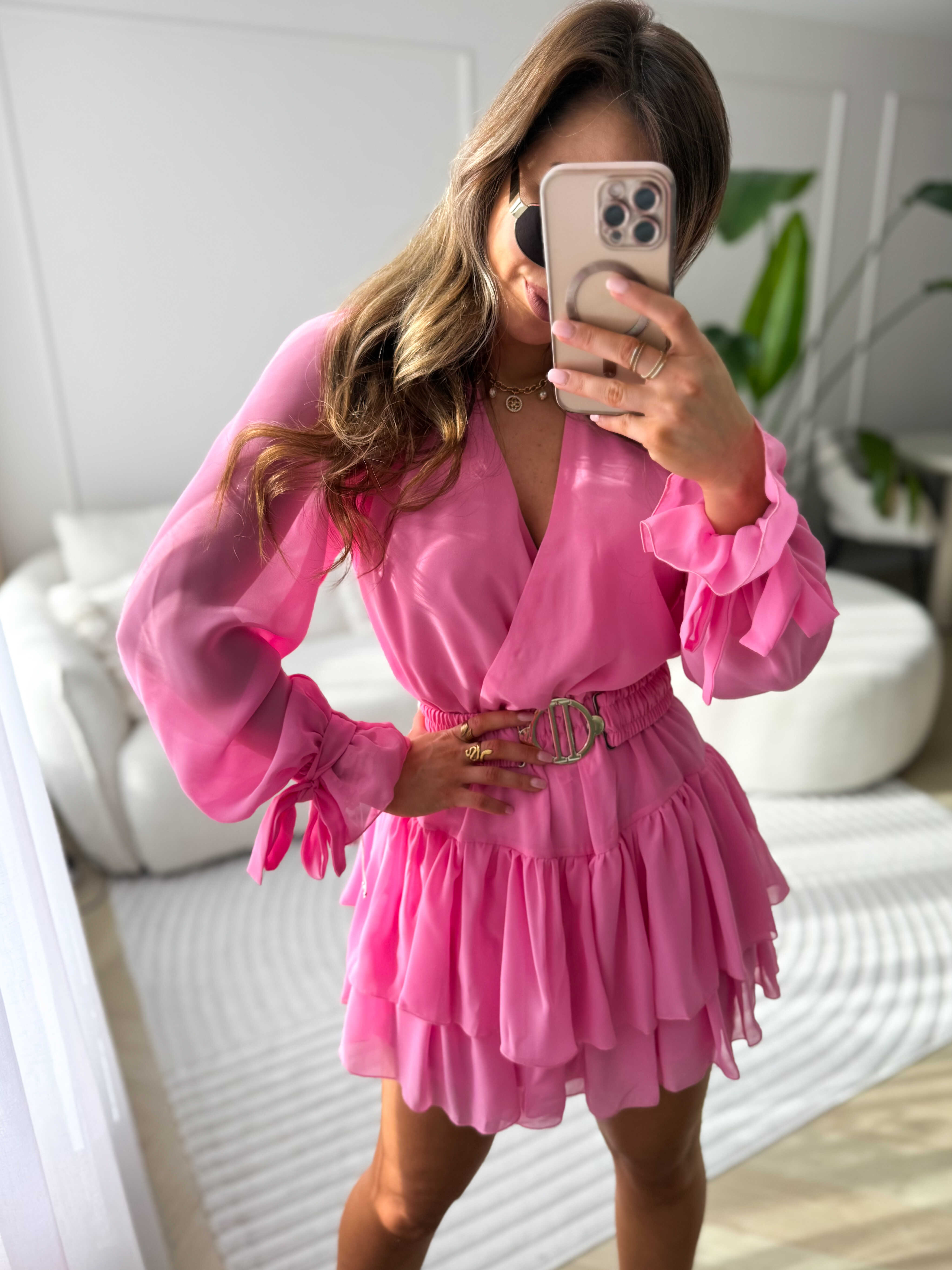 Aurelia Dress Candy Pink