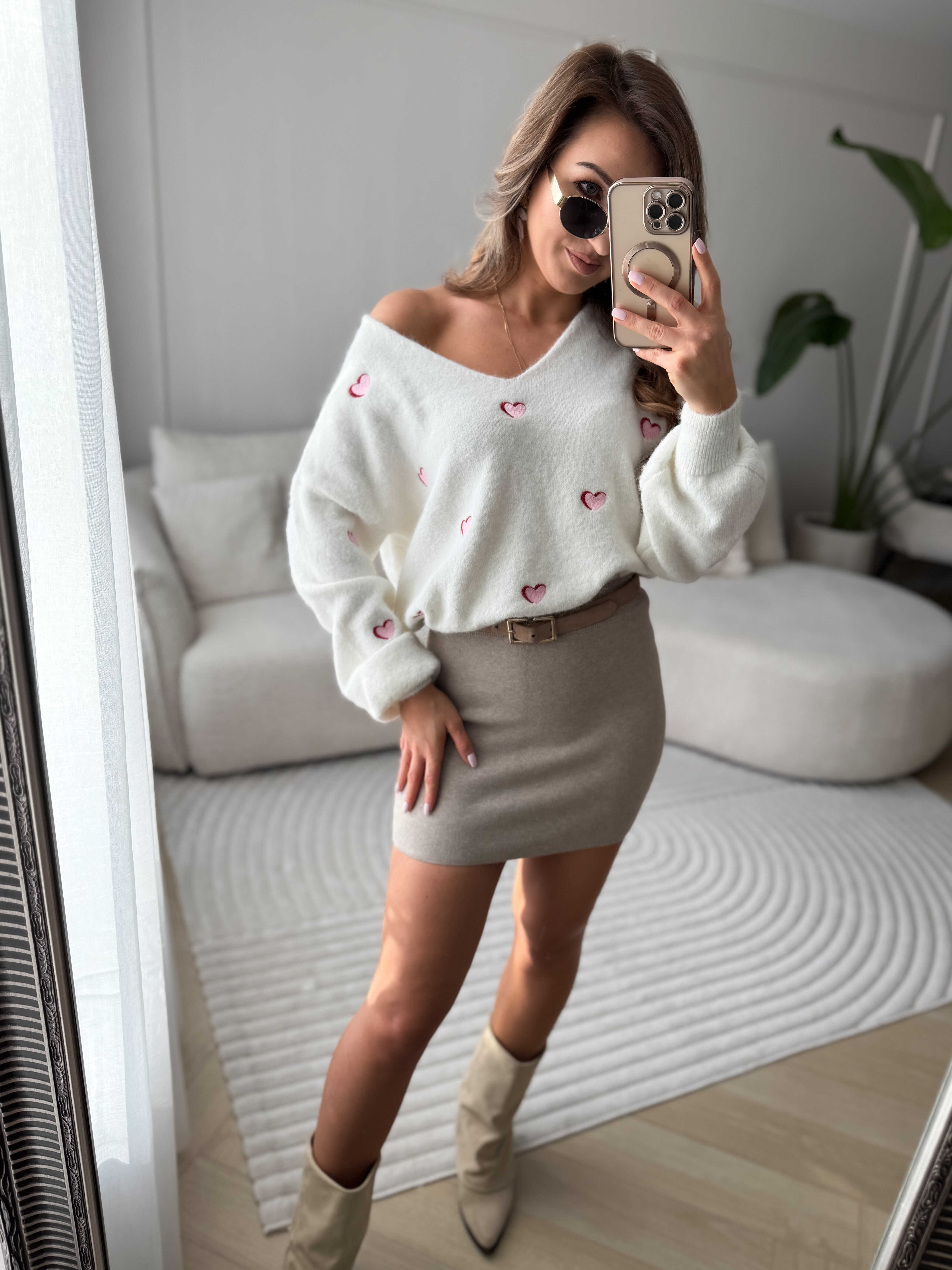 Cleo Skirt Beige