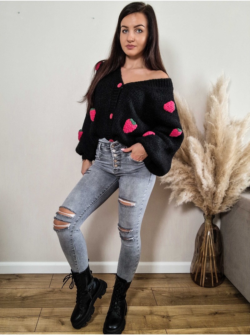 Raspberry Sweater Black Raspberry Sweater Black