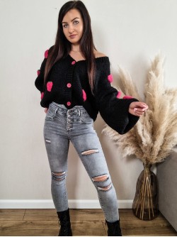 Raspberry Sweater Black
