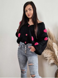 Raspberry Sweater Black