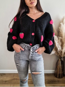 Raspberry Sweater Black