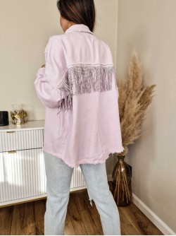 Gisel Denim Jas/Shirt Pink