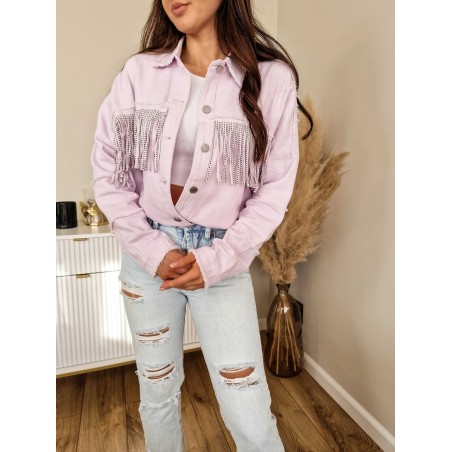 Gisel Denim Jas/Shirt Pink