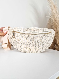 Crossbody tas Beige & Gold