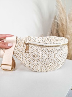 Crossbody tas Beige & Gold