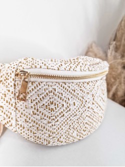 Crossbody tas Beige & Gold