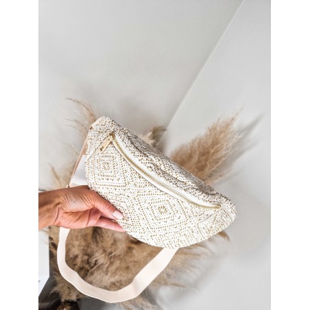 Crossbody tas Beige & Gold