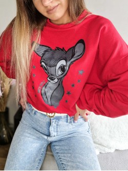 Sweatshirt Bambi Red