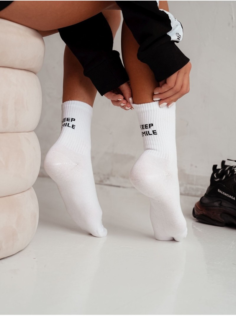 Cotton Socks KEEP SMILE Cotton Socks KEEP SMILE