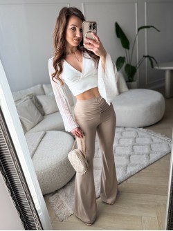 Milo Broeken Beige Strechy