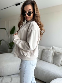 Velvet Bomberjas Beige