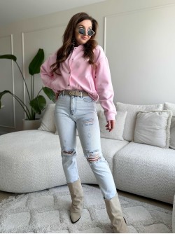 Velvet Bomberjas Candy Pink