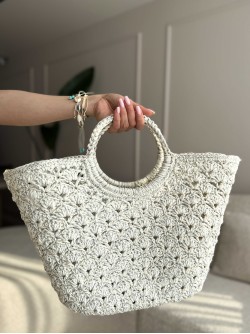 Zomer tas ecru