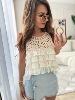 Sophie Blouse Beige