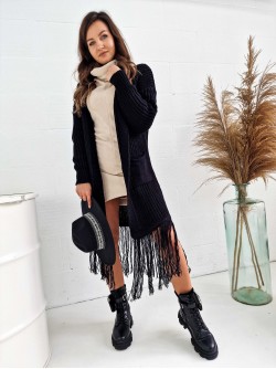 Tinar Vest Long Black