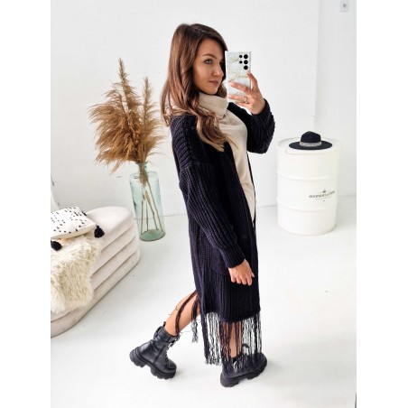 Tinar Vest Long Black