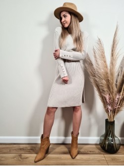 Nicole Sweater dress Beige