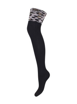 Overknee sokken Leopard