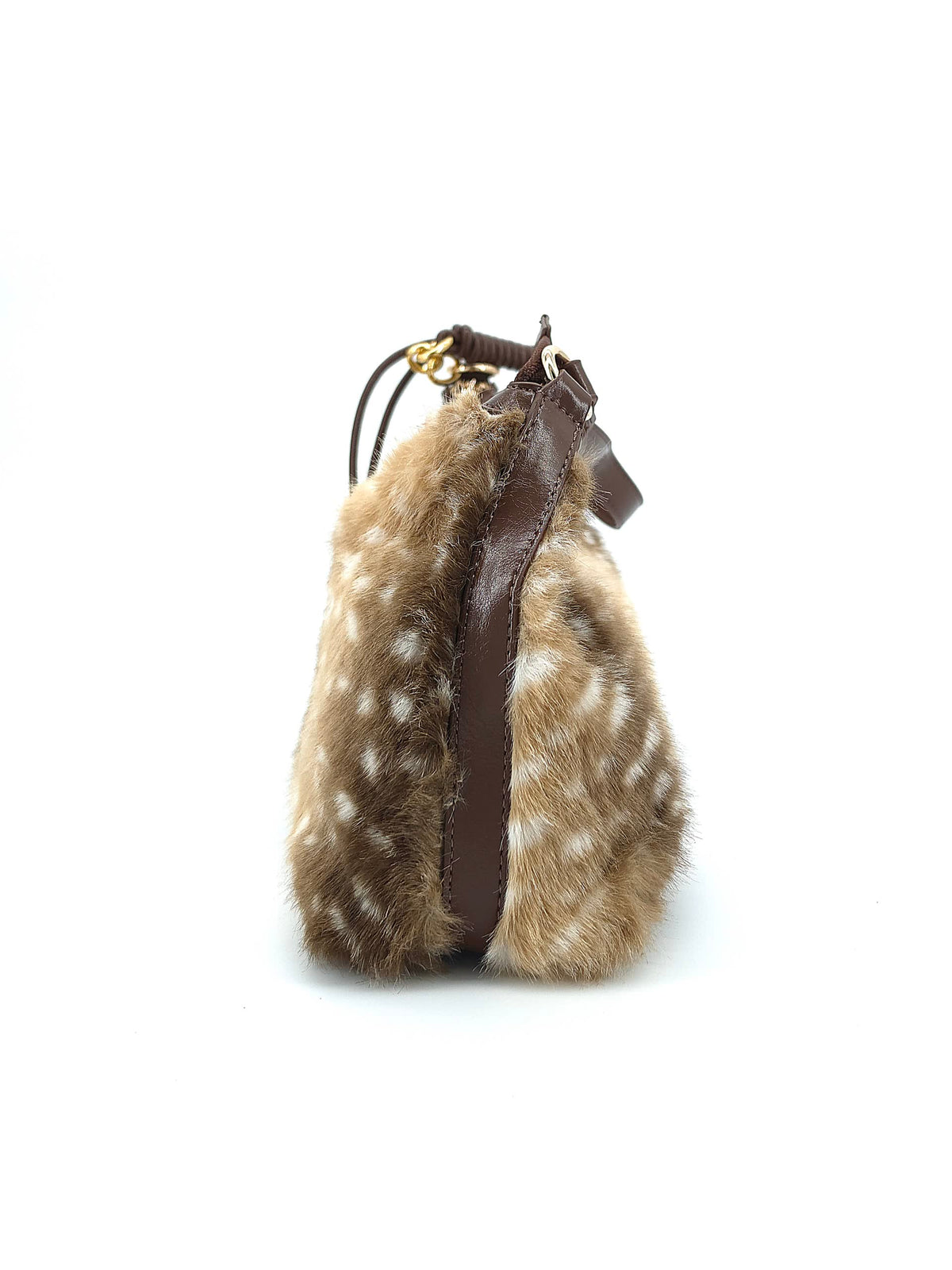 Bambi Faux Fur Bag Brown