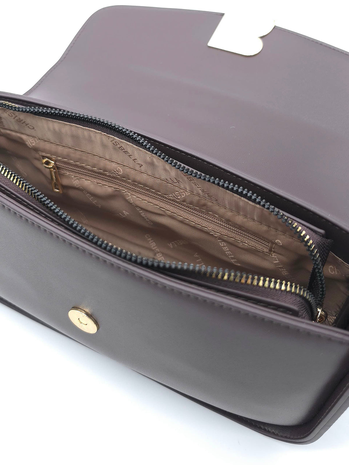 Bella City Bag Brown/Burgundy