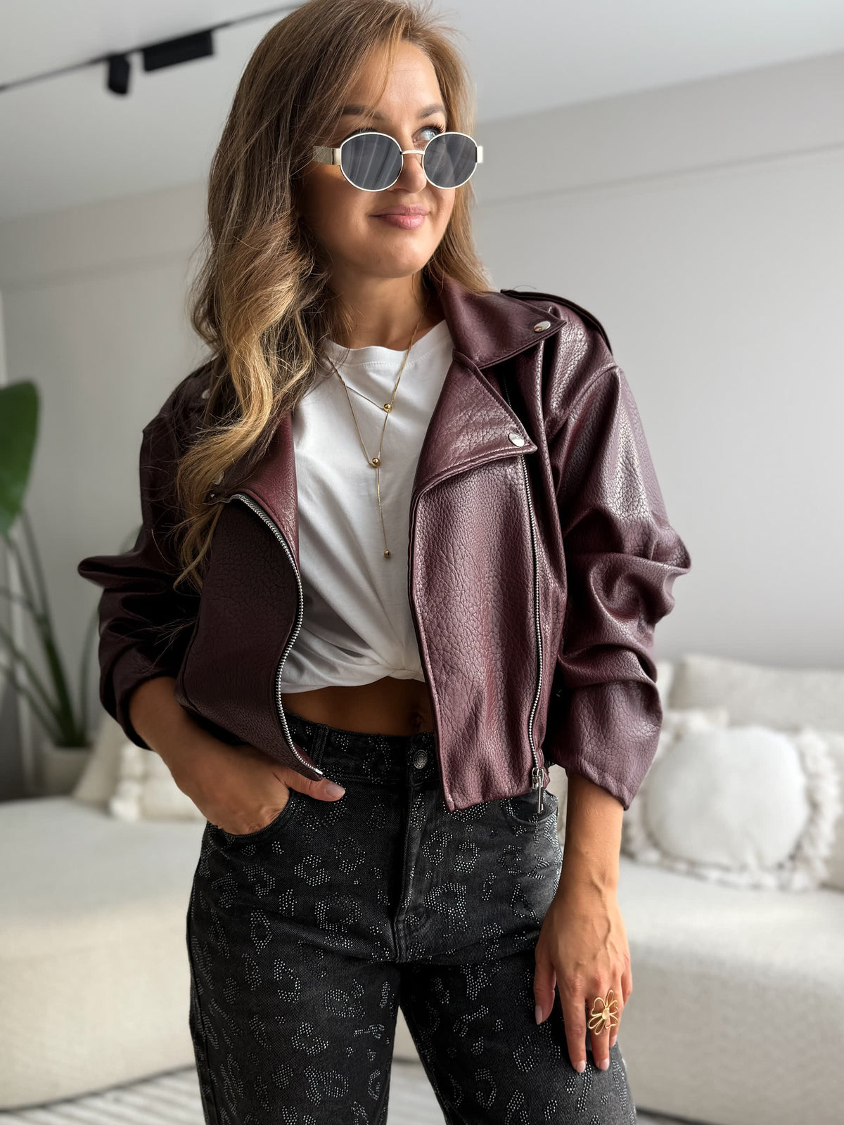 Cindy Jacket Burgundy