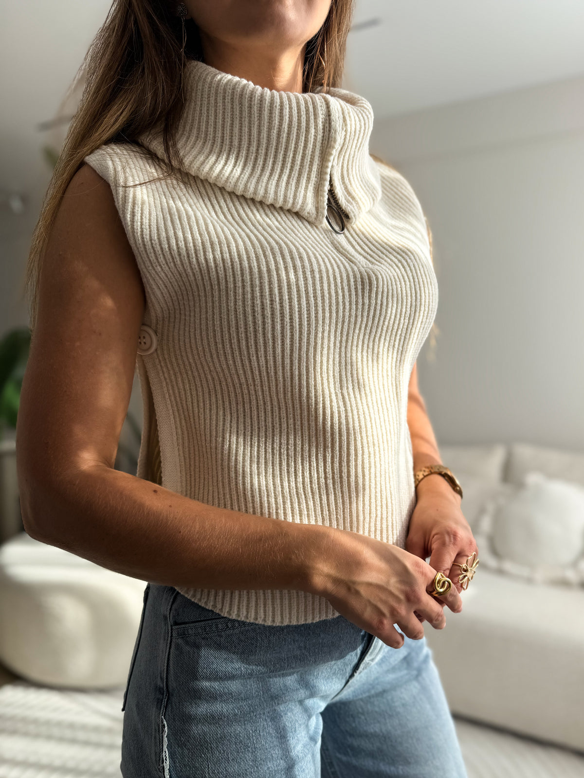 Nessy Vest Beige