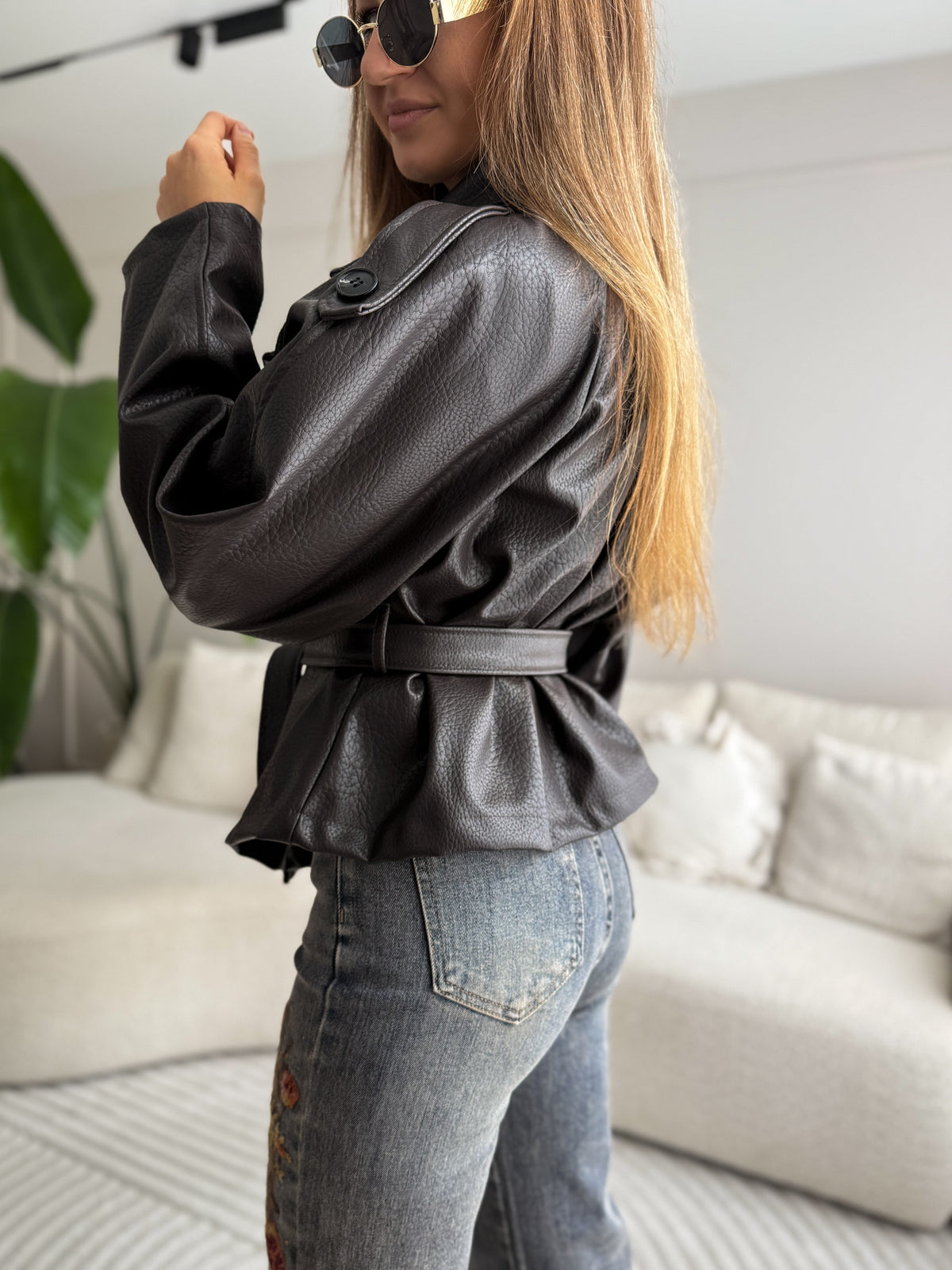 Sofia Jacket Dark Brown